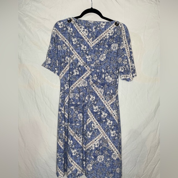 Blue Patterned Dress - Picture 4 of 6